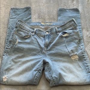 Old Navy distressed jeans. Size 14